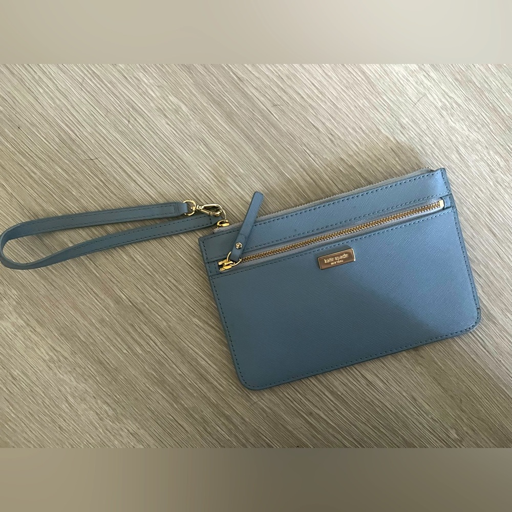 Baby Blue Kate Spade Wristlet Wallet